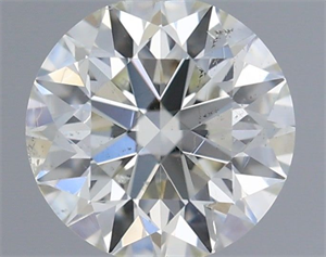 Picture of Natural Diamond 0.50 Carats, Round with Excellent Cut, H Color, SI1 Clarity and Certified by IGI