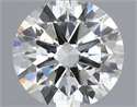 Natural Diamond 0.50 Carats, Round with Excellent Cut, H Color, SI1 Clarity and Certified by IGI