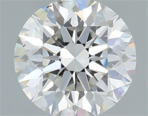 Picture of Natural Diamond 0.50 Carats, Round with Excellent Cut, H Color, SI1 Clarity and Certified by IGI