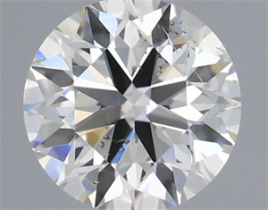 Picture of Natural Diamond 0.50 Carats, Round with Excellent Cut, H Color, SI1 Clarity and Certified by IGI