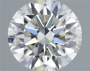 Picture of Natural Diamond 0.52 Carats, Round with Excellent Cut, H Color, SI1 Clarity and Certified by IGI