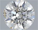 Natural Diamond 0.50 Carats, Round with Excellent Cut, H Color, SI2 Clarity and Certified by IGI