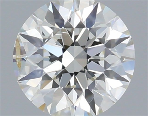 Picture of Natural Diamond 0.50 Carats, Round with Excellent Cut, H Color, SI2 Clarity and Certified by IGI