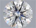 Natural Diamond 0.50 Carats, Round with Excellent Cut, H Color, SI1 Clarity and Certified by IGI