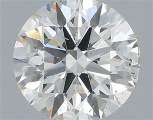 Picture of Natural Diamond 0.50 Carats, Round with Excellent Cut, H Color, SI1 Clarity and Certified by IGI