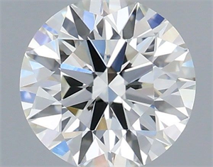 Picture of Natural Diamond 0.50 Carats, Round with Excellent Cut, I Color, VS1 Clarity and Certified by IGI
