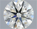 Natural Diamond 0.50 Carats, Round with Excellent Cut, I Color, SI1 Clarity and Certified by IGI