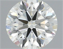 Natural Diamond 0.52 Carats, Round with Excellent Cut, I Color, VS2 Clarity and Certified by IGI