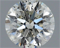 Natural Diamond 0.50 Carats, Round with Excellent Cut, I Color, SI2 Clarity and Certified by IGI