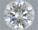 Natural Diamond 0.50 Carats, Round with Excellent Cut, I Color, SI2 Clarity and Certified by IGI