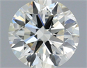 Natural Diamond 0.50 Carats, Round with Excellent Cut, I Color, SI2 Clarity and Certified by IGI