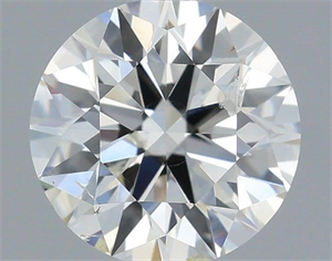 Picture of Natural Diamond 0.50 Carats, Round with Excellent Cut, I Color, SI2 Clarity and Certified by IGI