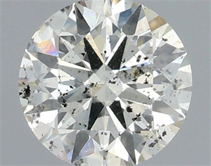 Picture of Natural Diamond 0.50 Carats, Round with Excellent Cut, I Color, I1 Clarity and Certified by IGI
