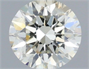 Diamante Natural 0.56 quilates, Redondo , Color J, claridad VS2 y certificado IGI