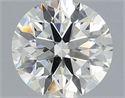 Natural Diamond 0.58 Carats, Round with Excellent Cut, J Color, VS2 Clarity and Certified by IGI