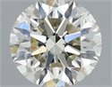Natural Diamond 0.50 Carats, Round with Excellent Cut, J Color, SI2 Clarity and Certified by IGI