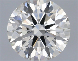 Picture of Natural Diamond 0.55 Carats, Round with Excellent Cut, J Color, SI2 Clarity and Certified by IGI
