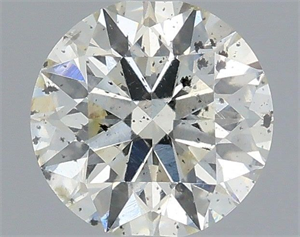 Picture of Natural Diamond 0.50 Carats, Round with Excellent Cut, J Color, SI2 Clarity and Certified by IGI