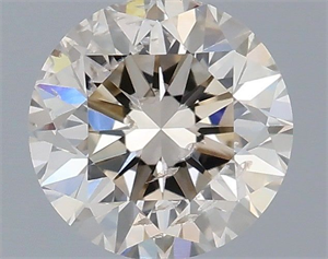 Picture of Natural Diamond 0.50 Carats, Round with Very Good Cut, K Color, SI2 Clarity and Certified by IGI