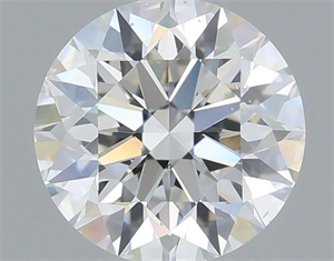 Picture of Natural Diamond 0.70 Carats, Round with Excellent Cut, F Color, SI1 Clarity and Certified by IGI