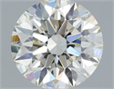 Natural Diamond 0.71 Carats, Round with Excellent Cut, I Color, VS2 Clarity and Certified by IGI
