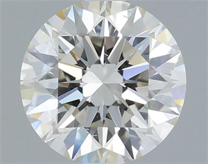 Picture of Natural Diamond 0.71 Carats, Round with Excellent Cut, I Color, VS2 Clarity and Certified by IGI