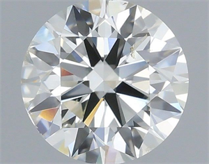 Picture of Natural Diamond 0.70 Carats, Round with Very Good Cut, H Color, SI1 Clarity and Certified by IGI