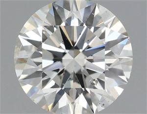 Picture of Natural Diamond 0.70 Carats, Round with Excellent Cut, I Color, SI1 Clarity and Certified by IGI