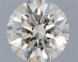 Picture of Natural Diamond 0.70 Carats, Round with Very Good Cut, K Color, SI1 Clarity and Certified by IGI