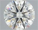 Natural Diamond 0.74 Carats, Round with Excellent Cut, K Color, VS2 Clarity and Certified by IGI