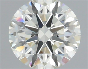 Picture of Natural Diamond 0.74 Carats, Round with Excellent Cut, K Color, VS2 Clarity and Certified by IGI
