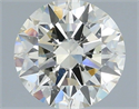Natural Diamond 0.70 Carats, Round with Excellent Cut, K Color, SI1 Clarity and Certified by IGI