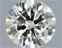 Natural Diamond 0.70 Carats, Round with Excellent Cut, N Color, SI1 Clarity and Certified by IGI