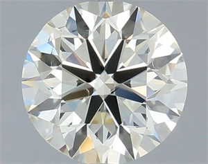 Picture of Natural Diamond 0.90 Carats, Round with Excellent Cut, L Color, VS2 Clarity and Certified by IGI