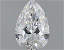 Diamante Natural 0.50 quilates, De pera , Color E, claridad SI1 y certificado GIA