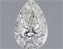 Natural Diamond 0.50 Carats, Pear with  Cut, I Color, VS2 Clarity and Certified by GIA
