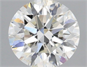 Natural Diamond 0.40 Carats, Round with Excellent Cut, H Color, SI2 Clarity and Certified by IGI