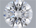 Natural Diamond 0.55 Carats, Round with Excellent Cut, E Color, I1 Clarity and Certified by GIA