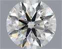 Natural Diamond 0.61 Carats, Round with Excellent Cut, H Color, SI1 Clarity and Certified by IGI
