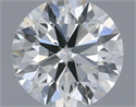 Natural Diamond 0.47 Carats, Round with Excellent Cut, G Color, VS2 Clarity and Certified by IGI
