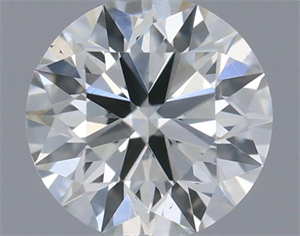 Picture of Natural Diamond 0.47 Carats, Round with Excellent Cut, G Color, VS2 Clarity and Certified by IGI