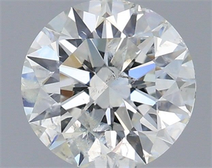Picture of Natural Diamond 0.80 Carats, Round with Excellent Cut, G Color, I1 Clarity and Certified by IGI