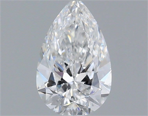 Picture of Natural Diamond 0.51 Carats, Pear with  Cut, E Color, VS2 Clarity and Certified by GIA