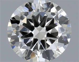 Picture of Natural Diamond 0.40 Carats, Round with Very Good Cut, H Color, VS2 Clarity and Certified by IGI