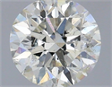 Natural Diamond 0.40 Carats, Round with Excellent Cut, H Color, SI2 Clarity and Certified by IGI