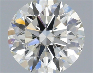 Picture of Natural Diamond 0.40 Carats, Round with Excellent Cut, I Color, SI1 Clarity and Certified by IGI