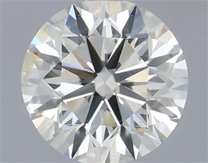 Picture of Natural Diamond 0.41 Carats, Round with Excellent Cut, I Color, SI1 Clarity and Certified by IGI
