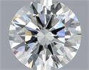 Natural Diamond 0.50 Carats, Round with Excellent Cut, I Color, VS2 Clarity and Certified by IGI