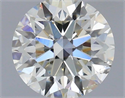 Natural Diamond 0.50 Carats, Round with Excellent Cut, H Color, SI2 Clarity and Certified by IGI