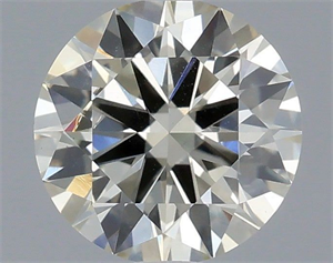 Picture of Natural Diamond 0.50 Carats, Round with Excellent Cut, K Color, SI1 Clarity and Certified by IGI